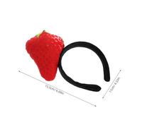 SMASOLO Adjustable Strawberry Spa Facial Headband for Women and Soft Comfortable Makeup and Washing Face Hairband Party Decor for Birthdays Weddings Costume Events