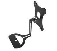 SMASOLO Adjustable Wall Mount Speaker Shelf Floating Bracket for Wireless Speakers Stainless Steel with Secure Support and Easy Installation Black