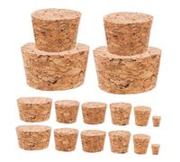 SMASOLO Assorted Natural Cork Wine Bottle Stoppers Firm Tapered Corks for Craft Jars and Various Bottles Replacement Plugs for Wine and Beverage Containers