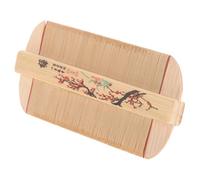 SMASOLO Bamboo Fine Tooth Comb for Scalp Dandruff Removal Double-sided Ultra-dense Teeth Kitten Comb Pet Grooming Traditional Handcrafted Bamboo Design for Gentle Hair and Nit Removal