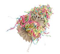 SMASOLO Bird Birdcage Hanging Shredding High Durability Palm Leaf Paper 13.76x5.89x4.72in Parrot Chewing Hanging for Birds