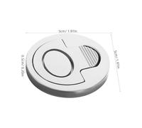 SMASOLO Boat Hatch Handle Stainless Steel Flush Pull Ring 2-Inch Recessed Cabinet Pull for Marine Deck and Rv Door Hardware