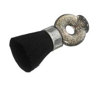 SMASOLO Broken Hair Brush for Men Neck Duster Brush for Beard Care and Hair Salon Use Compact Cleaning Tool for Haircuts and Face for Neckline and Ears Black