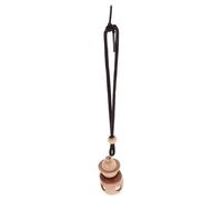 SMASOLO Car Air Freshener Essential Oil Diffuser Wooden Hanging Pendant Refillable Bottle for Rearview Mirror Aromatherapy Travel Accessory