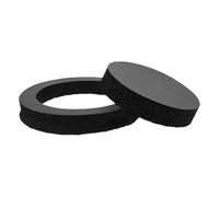 SMASOLO Car Speaker Ring Replacement 2 Set with Self-adhesive Soundproof Sponge Pads, Vehicle Speaker Spacer Adapter Rings for Car Door Audio Vibration Isolation and Sealing