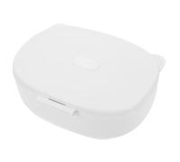 SMASOLO Cartoon Cat Ear Makeup Mirror with Foldable White Frame and Storage Box, Multifunctional Desktop Cosmetic Holder and Jewelry Trinket Case for Women’s Vanity and Travel