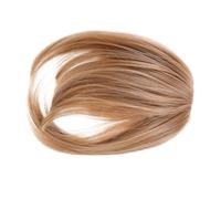 SMASOLO Clip Bang Hair Extension for Women Natural Thick Fringe Hairpiece with Sideburns Seamless Fake Bangs for All Face Shapes Volumizing Front Hair Accessory for Daily Wear and Parties