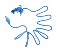 SMASOLO Creative Blue Type-c Dog Charging Cable Fast Efficient Data Transmission Cord Unique Gift for Phone Fans Who Love Sweet and Appealing Tech Accessories