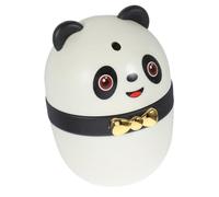 SMASOLO Creative Cartoon Panda Toothpick Holder Dispenser with Press-release Function Large Capacity Black and White Toothpick Case for Kitchen and Home Decor