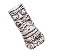 SMASOLO Creative Tiki Cocktail Mug Ceramic Wine Tumbler Smooth Surface Practical Water Cup for Home Bar and Restaurant Use