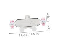 SMASOLO Cute Cartoon Bunny Car Phone Holder for Air Vent Silicone Pad Non Scratch Cellphone Mount Gravity Structure Compatible with Smartphones Compact Car Accessories for Hand