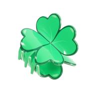 SMASOLO Cute Shamrock Hair Clip Durable Irish Barrette for Patrick's Day Festivities Versatile Styling for Various Hairstyles Lightweight and Portable Hair Accessory