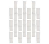 SMASOLO Disposable Facial Headbands 100pcs Non-woven Stretchable Hair Wraps for Beauty Salons, Bathing, and Daily Use Suitable for Women and Girls (white)