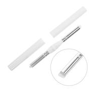 SMASOLO Double Cap Silicone Eyeliner Stamp Brush Soft Comfortable Gentle Silicone Eye Makeup Tool for Precise Eyeliner and Eyeshadow Application Kit
