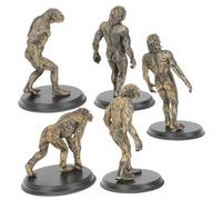 SMASOLO Educational Human Evolution Model Plastic Primitive Man Figures Teaching for Boys Learning Recognition and Collection