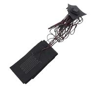 SMASOLO Electric Garment Heating Pad with Complex Fiber Temperature Control Comfortable Flexible Heated Mat for Back Shoulder Abdomen and Limb Relief in Winter Black