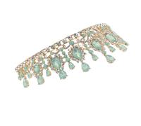 SMASOLO Elegant Rhinestone Bridal Tiara Crown for Bride Crystal Princess Wedding Headdress with Sturdy Metal Base Versatile Birthday and Prom Hair Accessory