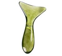 SMASOLO Face and Neck Gua Sha Massage Tool Green, Portable Facial Sculpting and Scraping Massage Board for Full Body Muscle Scraping and Meridian Therapy