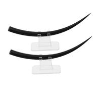 SMASOLO Fake Eyelash Model 2pcs Large b c Curl False Lashes Training Tool Eyelash Display Demonstration for Beauty Salons and Makeup Artists