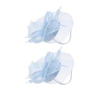 SMASOLO Fascinator Hat with Veil for Women Elegant Gauze Mesh Mini Headpiece for Brides Tea Parties and Cocktail Events Lightweight Headband Hair Accessory