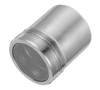 SMASOLO Fine Mesh Stainless Steel Powder Shaker with Lid and Sieve Multi-Functional Sugar Cocoa Chocolate Duster for Coffee Baking and Seasoning Compact Portable Kitchen Tool