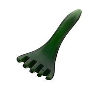 SMASOLO Five-claw Scalp Massage Comb with Resin Beeswax Acupoint Tool, Body Scraping Comb for Muscle Relaxation and Hair Care, Green Multifunctional Head Massager for Scalp and Face Use