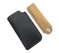SMASOLO Folding Wooden Hair Comb with Portable Case Sandalwood Mustache Comb for Men Compact Lightweight Styling Tool for Beard Grooming and Hair Care Travel Friendly