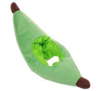 SMASOLO Funny Banana Hat Cotton Fruit Headwear for Adults Unique Banana Shape Party Costume Accessory for Halloween Cosplay Dress Up Events