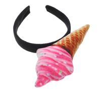 SMASOLO Funny Ice Cream Headband for Women Lightweight Hair Band for Makeup Spa Facial Use Hair Accessories