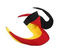 SMASOLO Germany Clown Hat Felt Horns Party Clown Headband Carnival Costume Mardi Gras Party Accessory Photo Booth Props