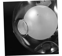 SMASOLO Globe Glass Lamp Shade Replacement for Ceiling Pendant Lights Spherical Transparent Lampshade with Gentle Diffused Lighting Decorative Fixture Cover for Home and Office