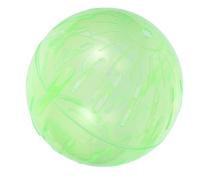 SMASOLO Hamster Running Ball 12Cm with Ventilation Holes for Small Animals Exercise, Green Dwarf Hamster and Gerbil Fitness Sphere Suitable for Chinchilla and Pet Use