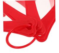 SMASOLO Heart-Shaped Measuring Spoon Set Plastic Nesting Spoons for Dry Liquid Ingredients Accurate Measurement Compact Storage Cute Kitchen Baking Cooking Tool Random Color