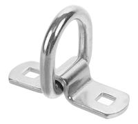 SMASOLO Heavy Duty D-ring Tow Hook 10mm Zinc-plated Steel Trailer Ring for Car Front Rear Bumper, Rust-resistant Vehicle Towing Accessory Suitable for Trailer and Lorry Load Securing