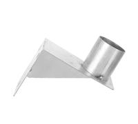 SMASOLO Heavy Duty Mount Bracket for Convex Mirrors with Stable Metal Base Weatherproof Wall and Post Fixing Bracket for Driveway Safety Wide Angle Traffic and Surveillance Mirror