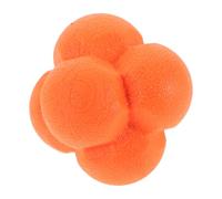 SMASOLO Hexagonal Reaction Training Ball 7Cm Orange Hand-Eye Coordination Reflex Ball for Soccer Goalkeeper, Boxing and Volleyball Speed Agility Training