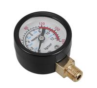 SMASOLO Industrial Air Pressure Gauge with Back Mount Case Accurate Vertical Radial Dial for Air Compressors Pneumatic Tools and Water Systems Versatile Gauge for Gas and Liquid Pressure