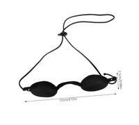 SMASOLO Ipl Eye Patch Protection Goggles Black Soft Light Eye Shield for Ipl Therapy and Light Treatment Patients Suitable for Beauty and Sunbathing