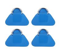 SMASOLO Kayak Stainless Steel D-Ring Triangle Patch Paddle Board Accessories, Blue Inflatable Cord Holder for Boat Deck, Sup Bungee Rope Hook for Water Sports and Outdoor Use