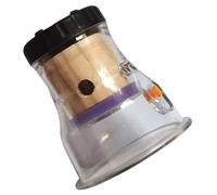 SMASOLO Large Vacuum Moxa Box Integrated Pump for Home Use, Adjustable Suction Cupping Set for Pain Relief and Relaxation, Metal Moxibustion Burner Suitable for Acupuncture and Traditional Therapy