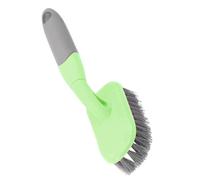 SMASOLO Long Handle Tile and Bathroom Cleaning Brush with Hard Bristles, Yellow Floor Scrub Brush for Toilet, Bathtub, and Kitchen Deep Groove Cleaning