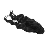 SMASOLO Long Wavy Wig with Bangs Heat-resistant Synthetic Curly Hair Fringe for Festival Wedding Birthday Cosplay Party Fluffy Texture