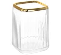 SMASOLO Makeup Brush Holder Desktop Pen Container with Smooth Finish and Flat Bottom for Organizing Cosmetics and Stationery in Home and Office