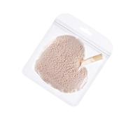 SMASOLO Makeup Removal Pads 3pcs Face Washing Soft Cleaning Pads Makeup Sponge Set Heart Shape Reusable for Women