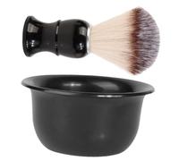 SMASOLO Men Shaving Kit with Bowl and Brush Portable Beard Care for Comfortable Grooming Rich Lather Creation Essential Tools for Men S Beard Maintenance and Travel Use