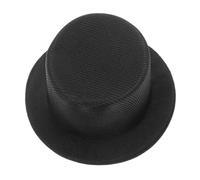 SMASOLO Miniature Small Top Hat for Dolls DIY Craft Snowman Festival Decoration Lightweight Sturdy Cloth Material Classic Design for Party and Handmade Projects