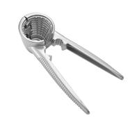 SMASOLO Multifunctional Nut Clip Walnut Shell Opener Silver Aluminum Alloy Practical Design Super Strong Reinforcement Easy to Clean Kitchen Home Use