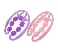 SMASOLO Muscle Relaxation Equipment 7-Wheel Leg Massager Roller for Thighs and Calves, Compact Body Massage Tool Suitable for Office Workers