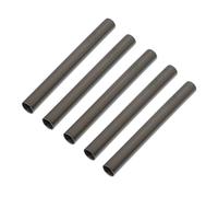 SMASOLO Opaque Metal Nail Brush Caps 5pcs 8mm Inner Diameter Light-proof Manicure Pen Extender Covers for Professional Nail Art Tools