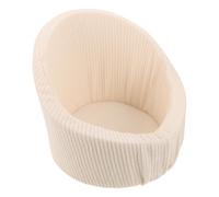 SMASOLO Photography Sofa Newborn Photoshoot Prop Mini White Posing Chair Comfortable Photo Studio Seat for Hundred Days Portraits Indoor Outdoor Use